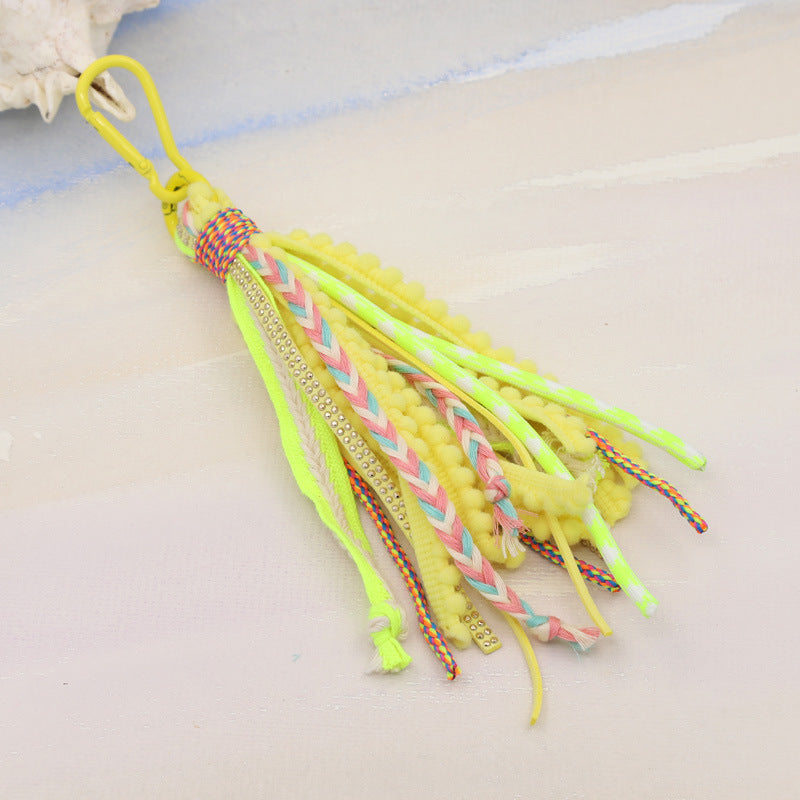 Wholesale Bohemian Style Long Tassel Key Chain
